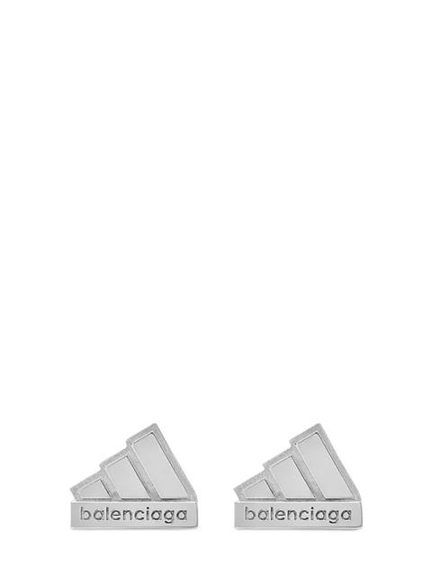 Adidas sterling silver earrings