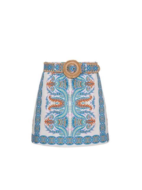 Cara Cara Blaze Mini Skirt
The Chic Raffia Belt Cinches This Sophisticated Mini Silhouette