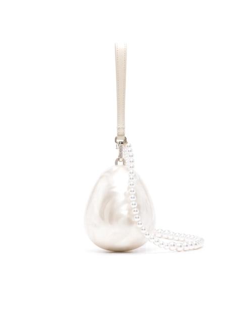 Simone Rocha PEARL CROSSBODY MICRO EGG BAG - PEARL