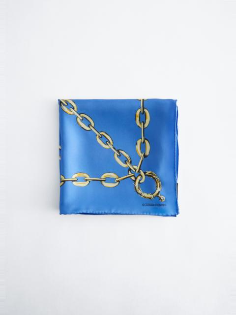 & Other Stories Printed Silk Scarf