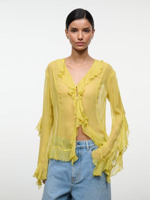 STAUD STAUD KELLCY TOP CITRON