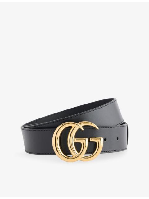 GUCCI Double G Leather Belt