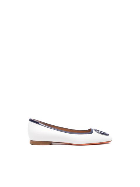 Santoni square-toe pumps