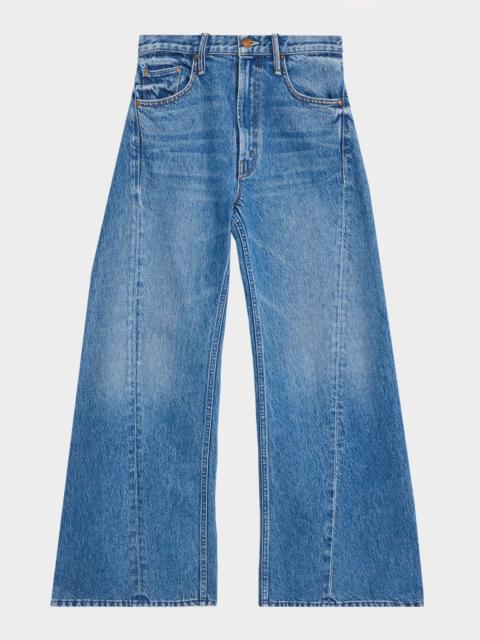 MOTHER Lil Lemon Twist Wide-Leg Jeans