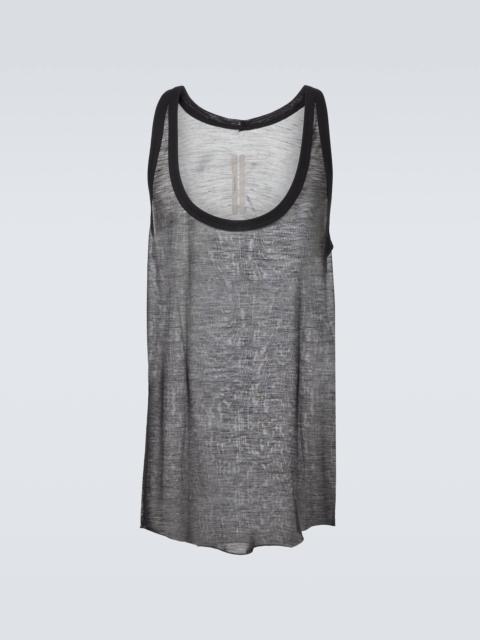 Rick Owens Wool-blend tank top