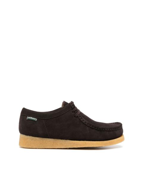 SEBAGO Koala lace-up suede loafers