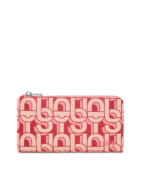 TOUS Coral-colored Wallet TOUS MANIFESTO
