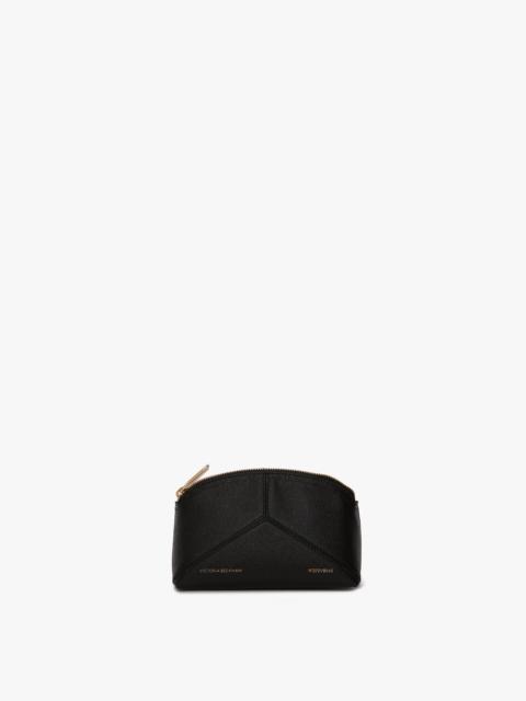 Victoria Beckham Victoria Mini Travel Pouch In Black Leather