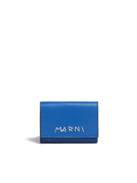 Marni contrasting-stitch logo wallet