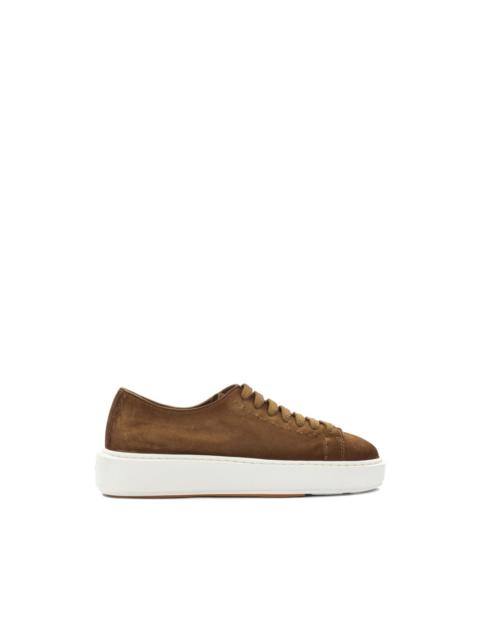 Santoni leather sneakers