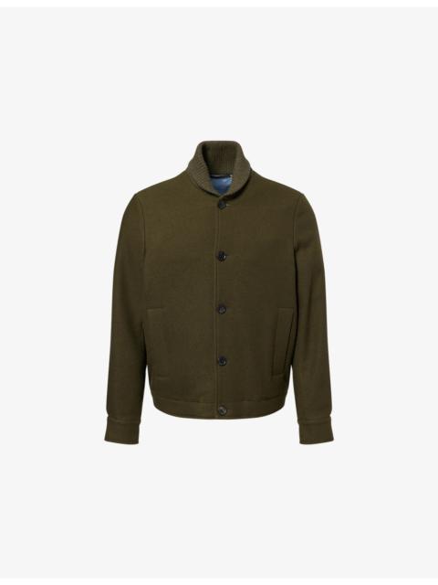 Paul Smith Blouson Boxy Fit Wool Jacket