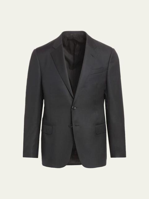 GIORGIO ARMANI Men's Soft Basic Two-Button Sport Coat