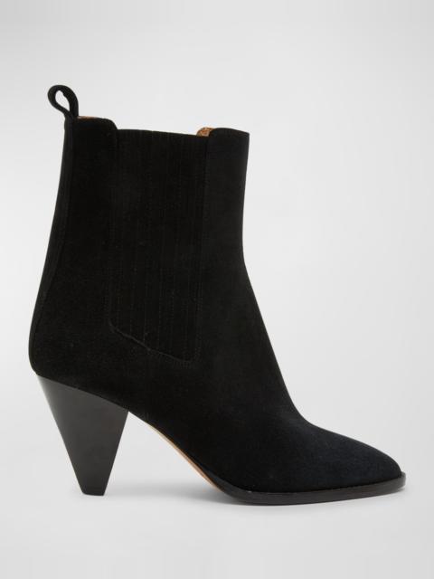 Reliane Suede Ankle Booties