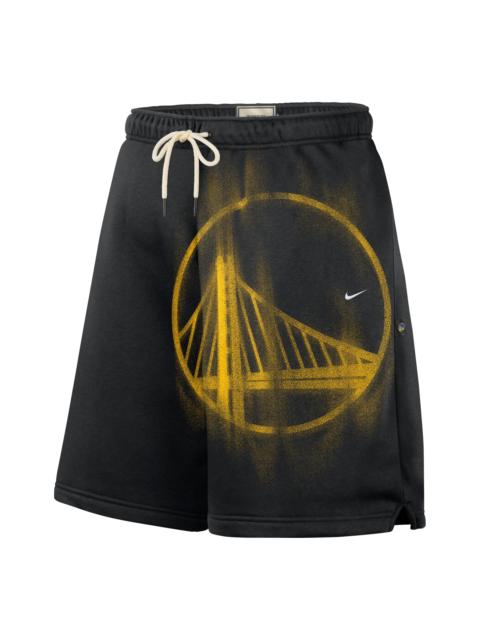 Nike Nike Golden State Warriors Standard Issue Fleece Shorts 'Black White' IQ1485-010