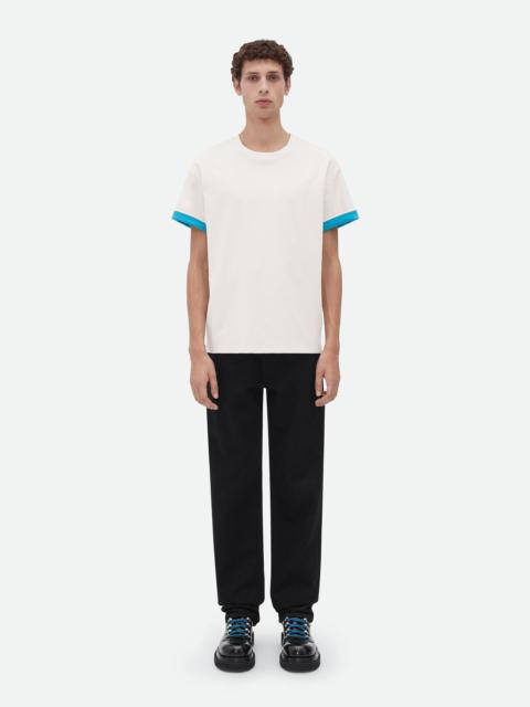 double layered cotton jersey t-shirt