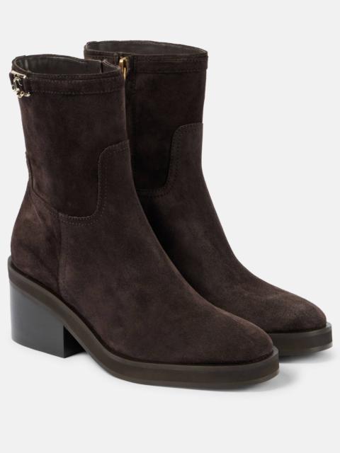 Yasmin 70 suede ankle boots