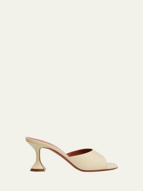 Lupita Leather Pedestal Mule Sandals