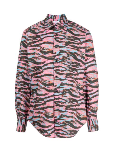 ERL ZEBRA-PRINT COTTON SHIRT