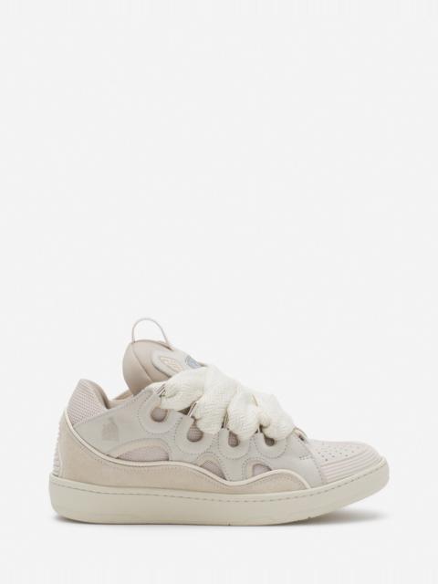 Lanvin LEATHER CURB SNEAKERS