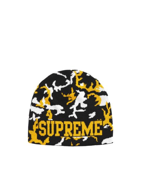 Supreme reversible camo-print beanie hat