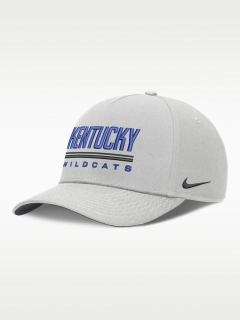 Nike Kentucky Sideline Practice Rise Men's Nike Dri-FIT College Adjustable Hat