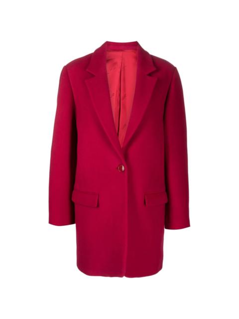 Isabel Marant single-breasted wool-cashmere blend coat