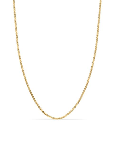 DAVID YURMAN Women's Box Chain Necklace in 18K Yellow Gold, 1mm - Gold