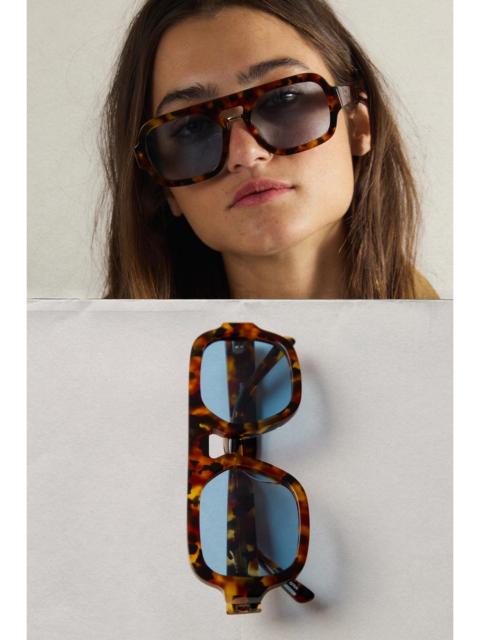 FREE PEOPLE Rhiannon Modern Aviator Polarized Sunglasses