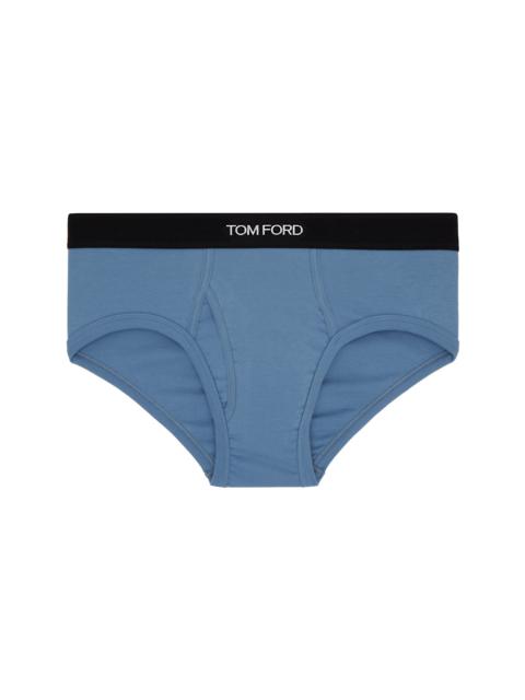 Blue Cotton Briefs