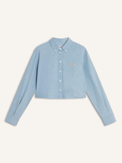 Maison Kitsuné BABY FOX CROPPED SHIRT