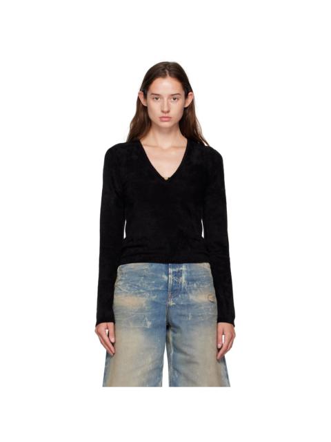 AMIRI Black Velvet LS Top