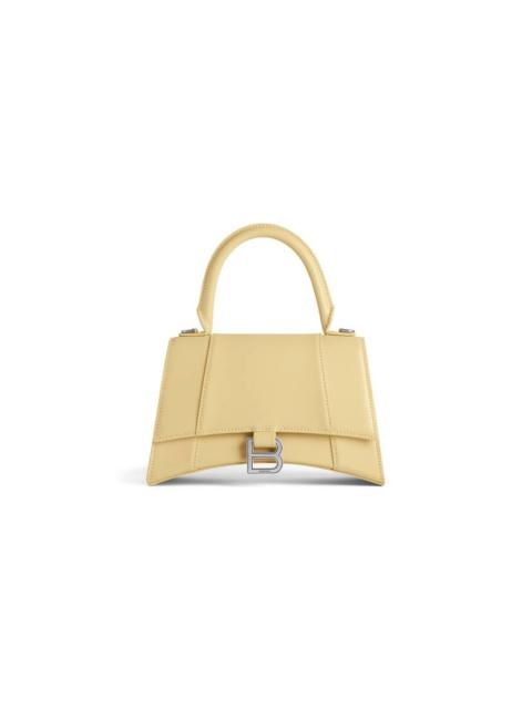 Women's Hourglass Small Handbag Box in Light Yellow