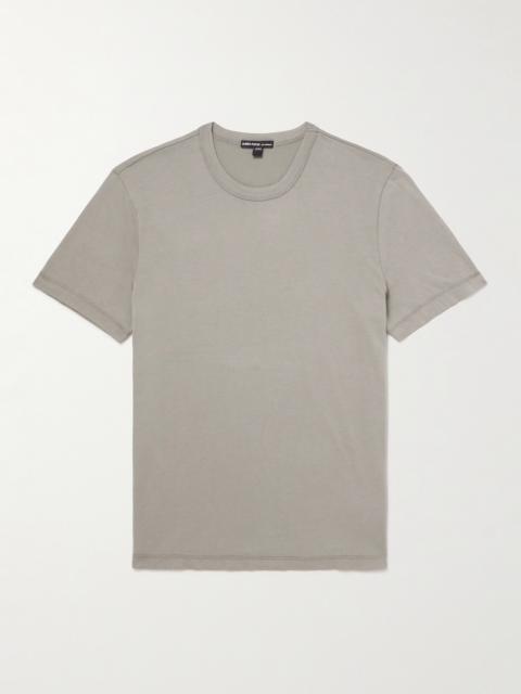 JAMES PERSE Lotus Brushed Cotton-Jersey T-Shirt