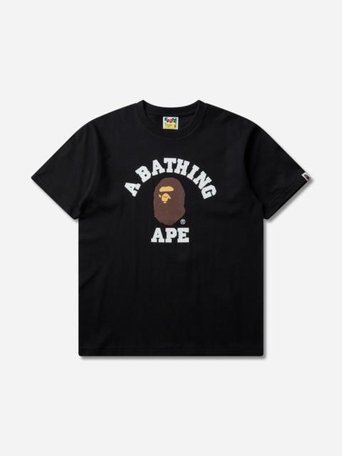 A BATHING APE® Men's College T-Shirt Black