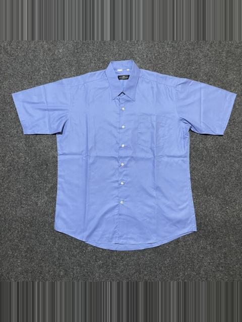 BALENCIAGA Vintage Balenciaga 90s Paris Short-Sleeve Button-Up Shirt