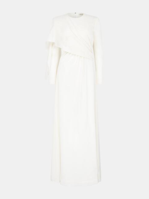 EMILIA WICKSTEAD Aleska Dress In Ivory Single Wool Crepe