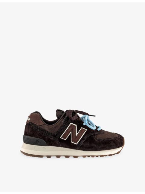 New Balance 574 Suede Trainers