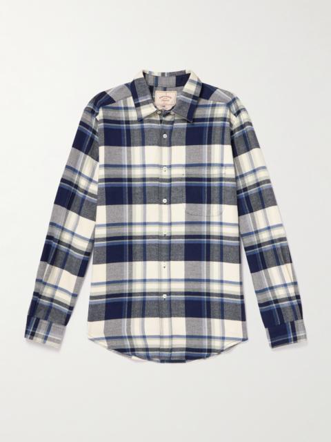 Portuguese Flannel Beck Checked Organic Cotton Shirt