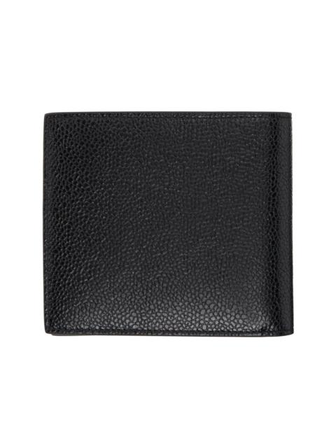 Thom Browne Black Pebble Grain Bifold Wallet