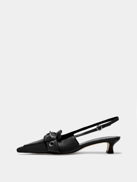 Aeyde Davina Eyelet Slingback Pumps
