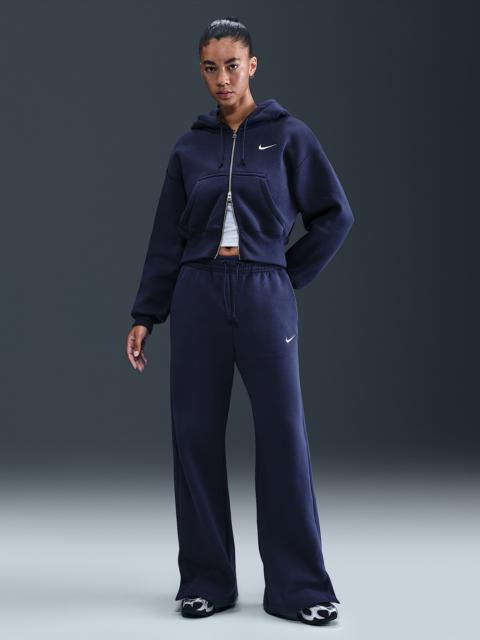 Nike Nike Sportswear Phoenix Fleece Women's High-Waisted 넓은 바지