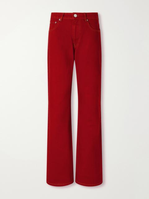 AMI Paris Mid-rise Wide-leg Jeans