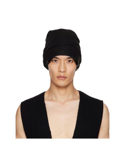 Rick Owens Black Concordians Medium Beanie