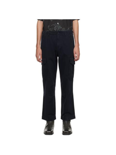 OFFICINE GÉNÉRALE Navy Kenny Cargo Pants
