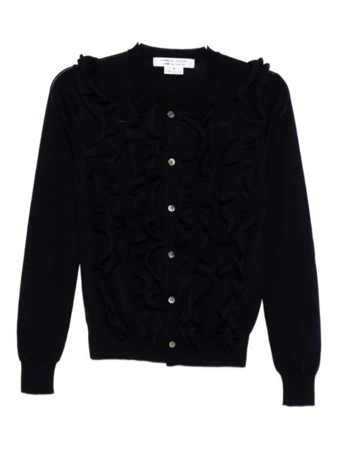 Comme des Garçons Comme des Garçons ruffled cardigan