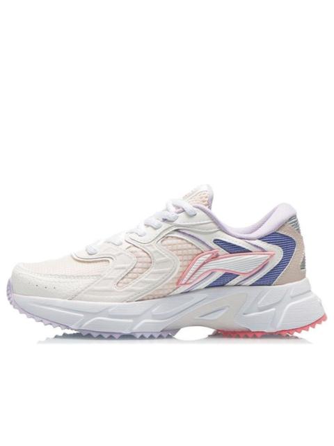 Li-Ning (WMNS) Li-Ning Casual Running Shoes 'White Pink Blue' ARLR014-3