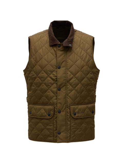 Barbour quilted corduroy collar jacket