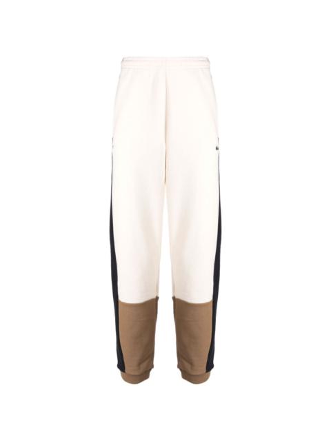 logo-embroidered colour-block track pants