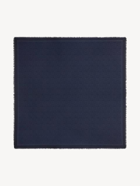 KENZO 'Kenzogram' large square in silk and wool jacquard