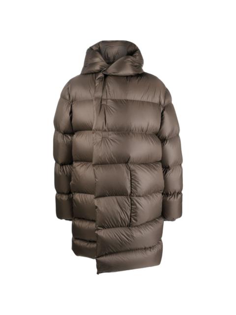 oversized hooded padded coat